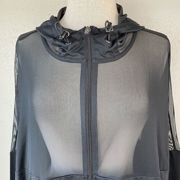 NWT Ideology Black Sheer Jacket Size 1X - Picture 2 of 8